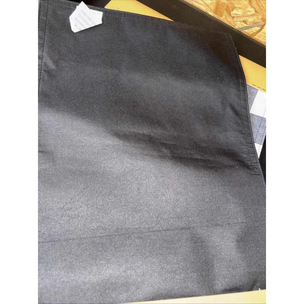 Set‎ 2 ROBERT STANLEY Buffalo Check Placemats Black Red 18